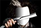 Johnny Depp as Sweeney Todd
